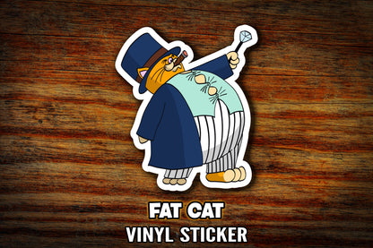 "Fat Cat" 3" Vinyl Sticker