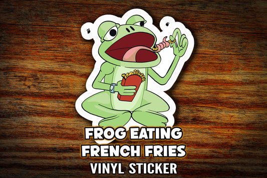"French Fry Eating Frog"