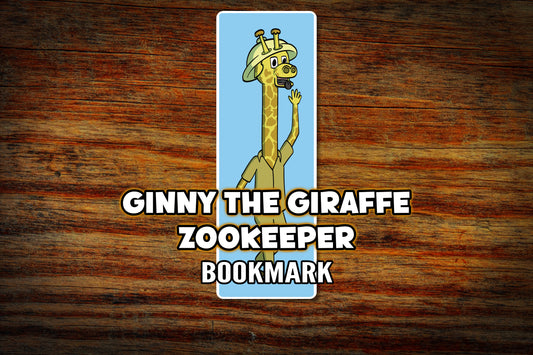 "Ginny the Giraffe Zookeeper" Bookmark