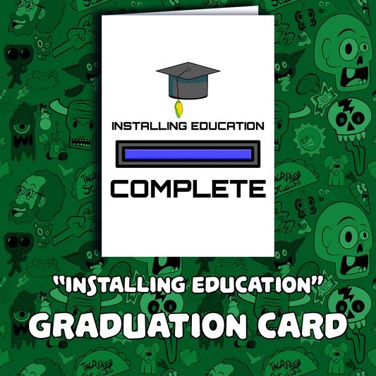 "Installing Education" Graduation Card