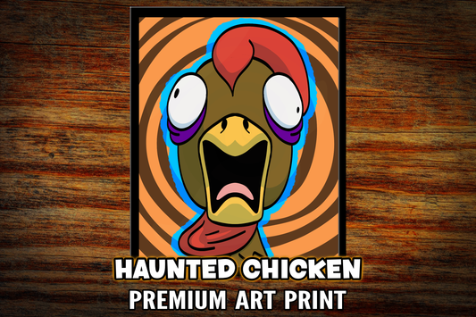 "Haunted Chicken" 8x10 Art Print