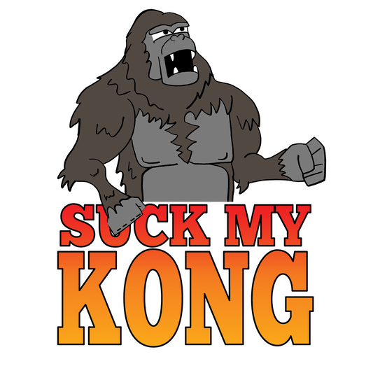 "Suck My Kong" Vinyl Sticker