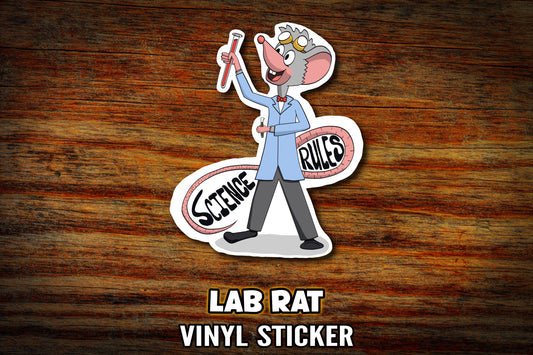 "Lab Rat" Vinyl Sticker