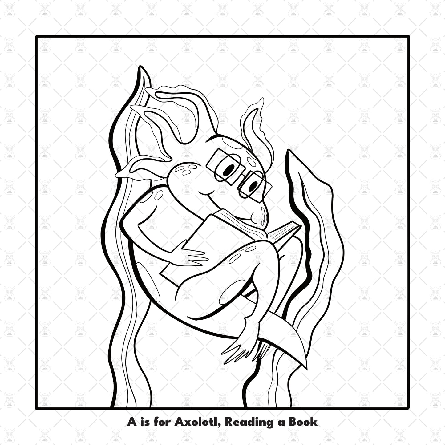 A-Z Animal Geeks: A Coloring Book of Quirky Creatures