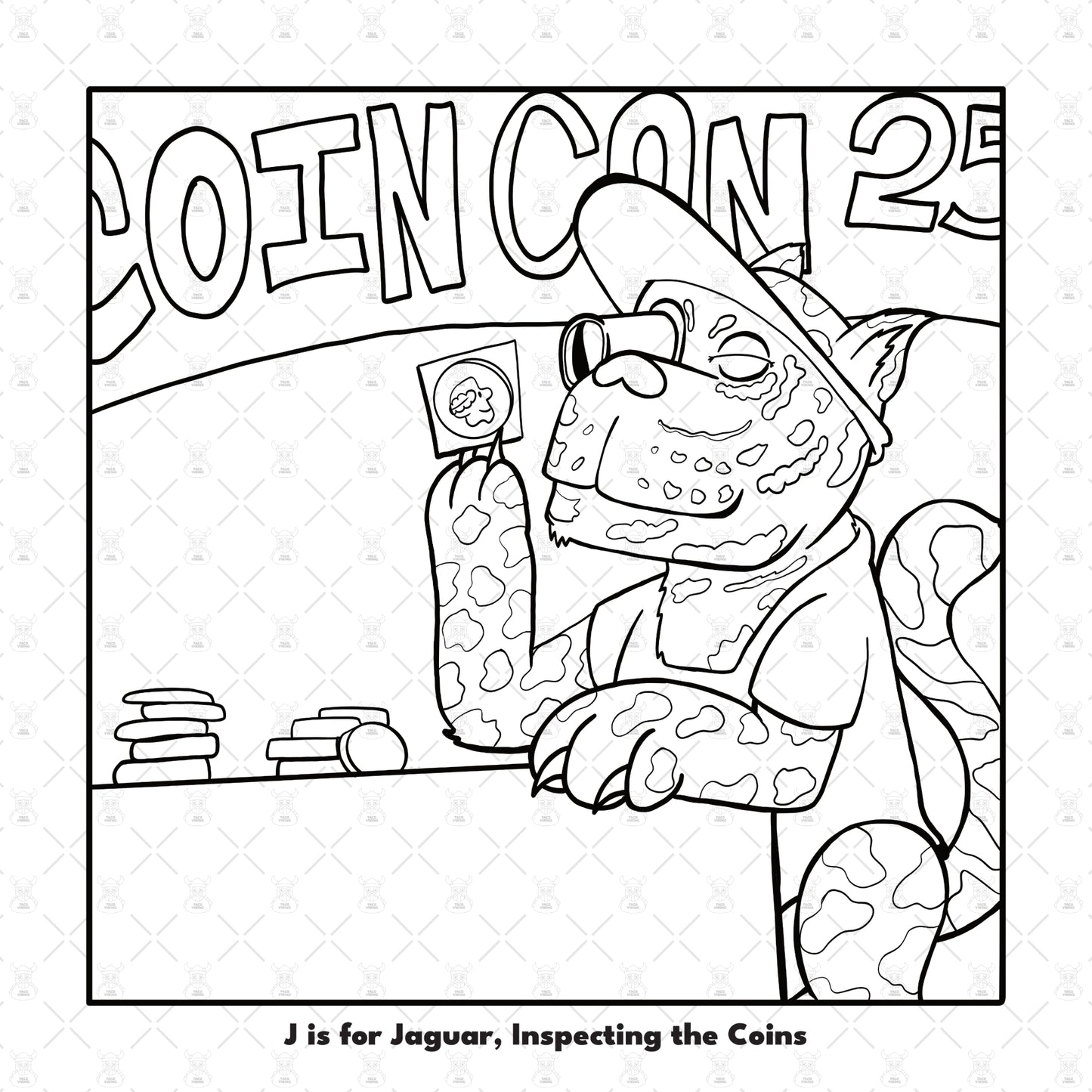 A-Z Animal Geeks: A Coloring Book of Quirky Creatures