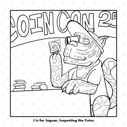 A-Z Animal Geeks: A Coloring Book of Quirky Creatures