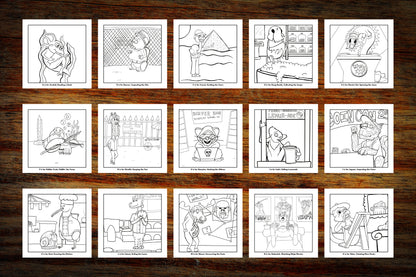 A-Z Animal Geeks: A Coloring Book of Quirky Creatures