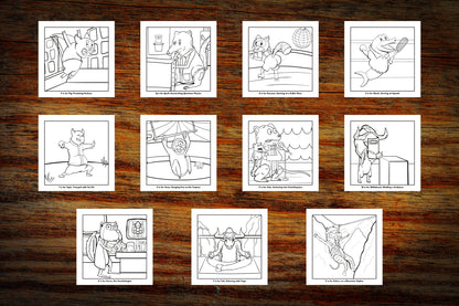 A-Z Animal Geeks: A Coloring Book of Quirky Creatures