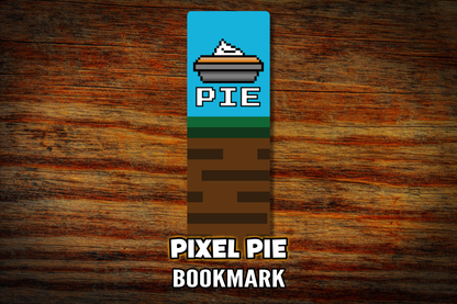 "Pixel Pie" Bookmark