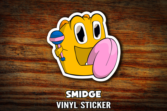 "Smidge the Gumdrop Goblin" Vinyl Sticker