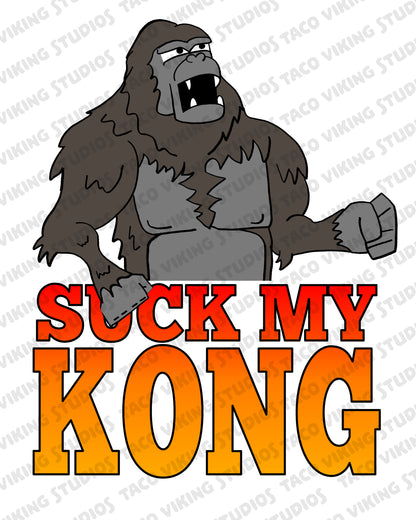 "Suck My Kong" Vinyl Sticker
