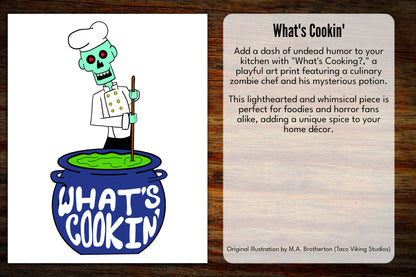 "What's Cooking?" Art Print