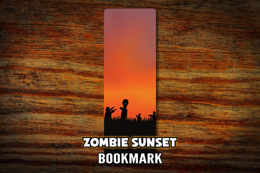 "Zombie Sunset" Bookmark
